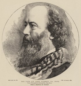 De Wijlen Sir John Gilbert, RA, PRWS door English School